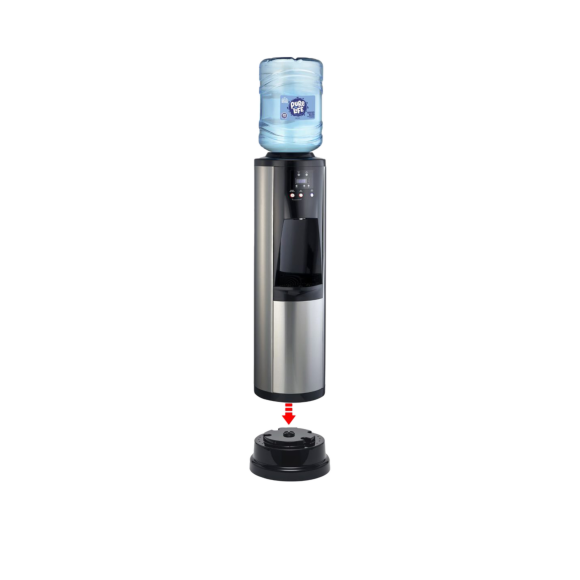 diagram of allure steel water dispenser pedestal Image1