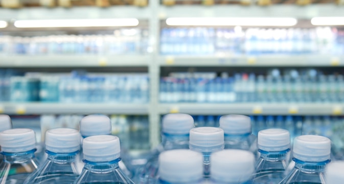 bulk water and beverage delivery to retail stores
